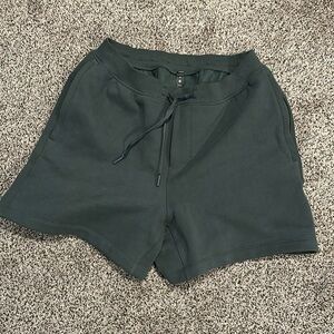 Lululemon sweat shorts - medium - army green